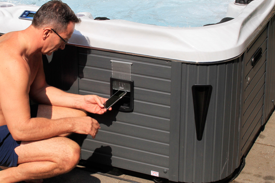 Portable equipped jacuzzi FELICITY MIGHTY WAVE